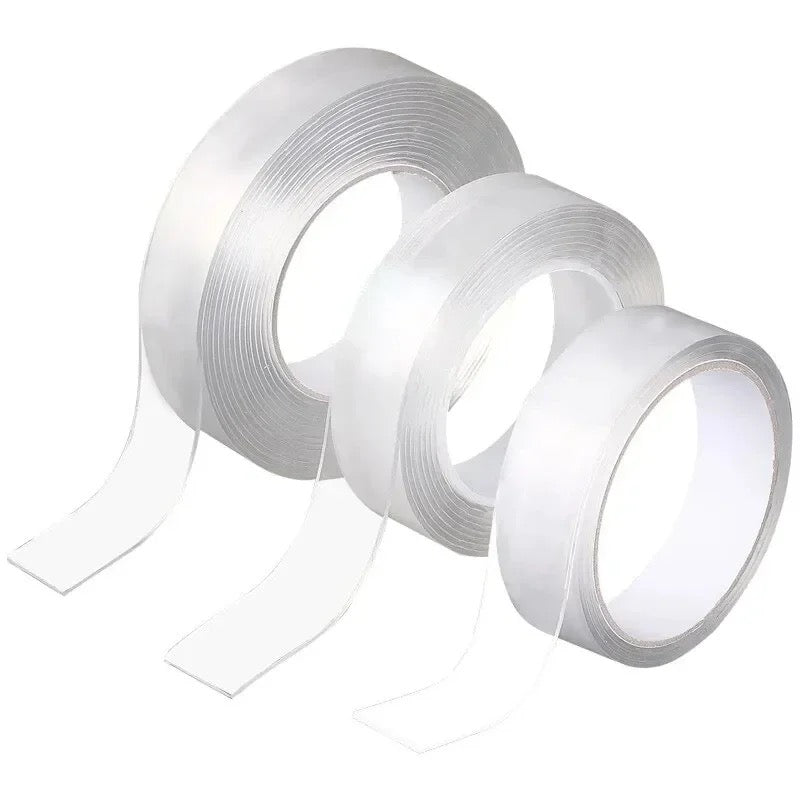 1/2/3/5m Nano Tape Double-Sided Adhesive Tape Traceles Waterproof Tape For Bathroom Kitchen Sink Tap Gel Sticker Christmas Decor