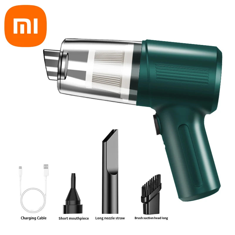 Xiaomi Portable Wireless Car Vacuum Cleaner Multifunctional Mini High-power Suction and Blowing Integrated Cleaning Appliance ﻿