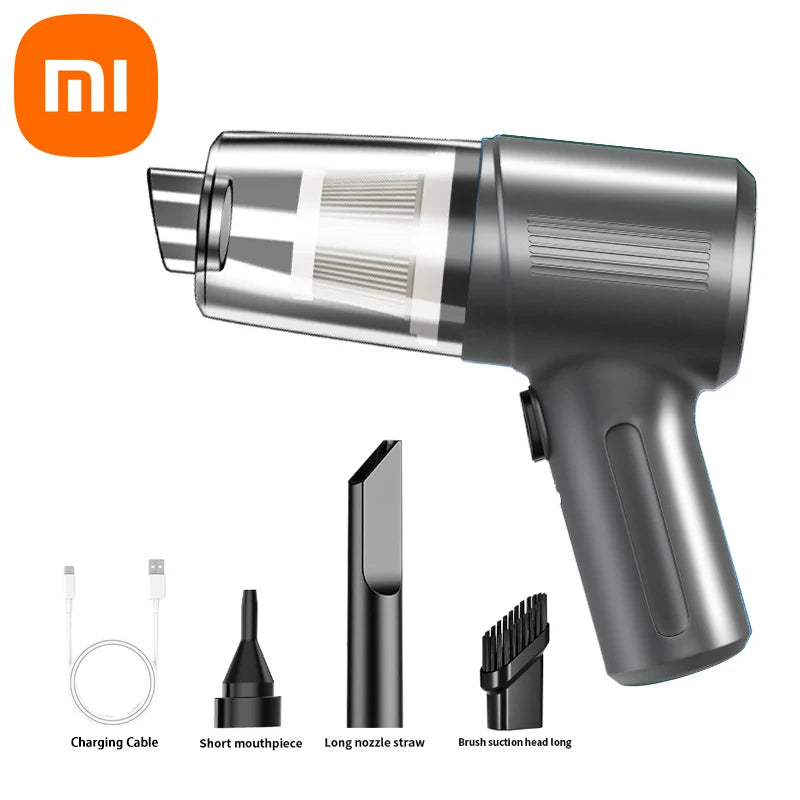 Xiaomi Portable Wireless Car Vacuum Cleaner Multifunctional Mini High-power Suction and Blowing Integrated Cleaning Appliance ﻿